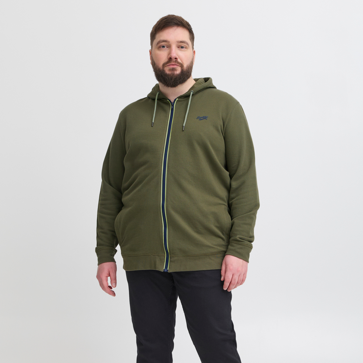 Blend Herre Hættetrøje - Olive Night - 5XL