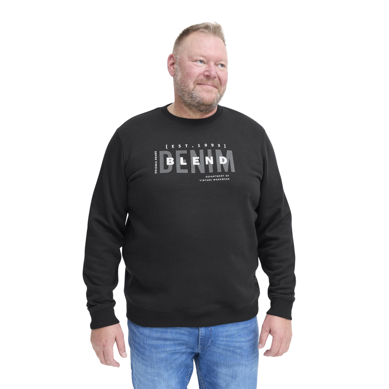 Blend Herre Sweatshirt - Black - 2XL
