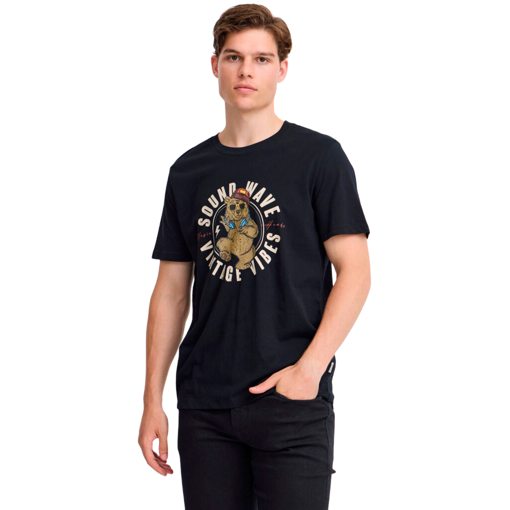 Blend Herre T-shirt - Black - XL