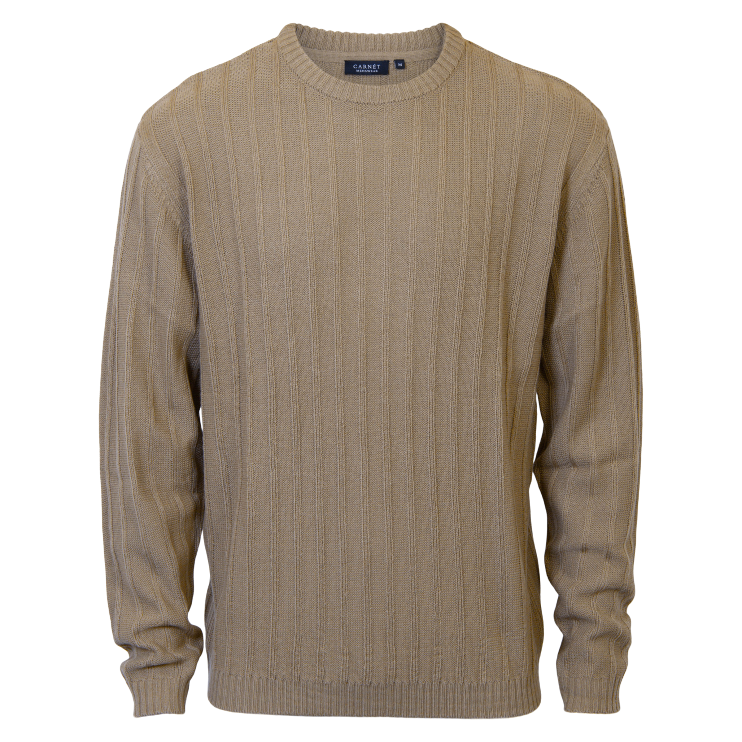 Carnét Jens Herre Striktrøje Plus Size - Weathrered Teak - 6XL