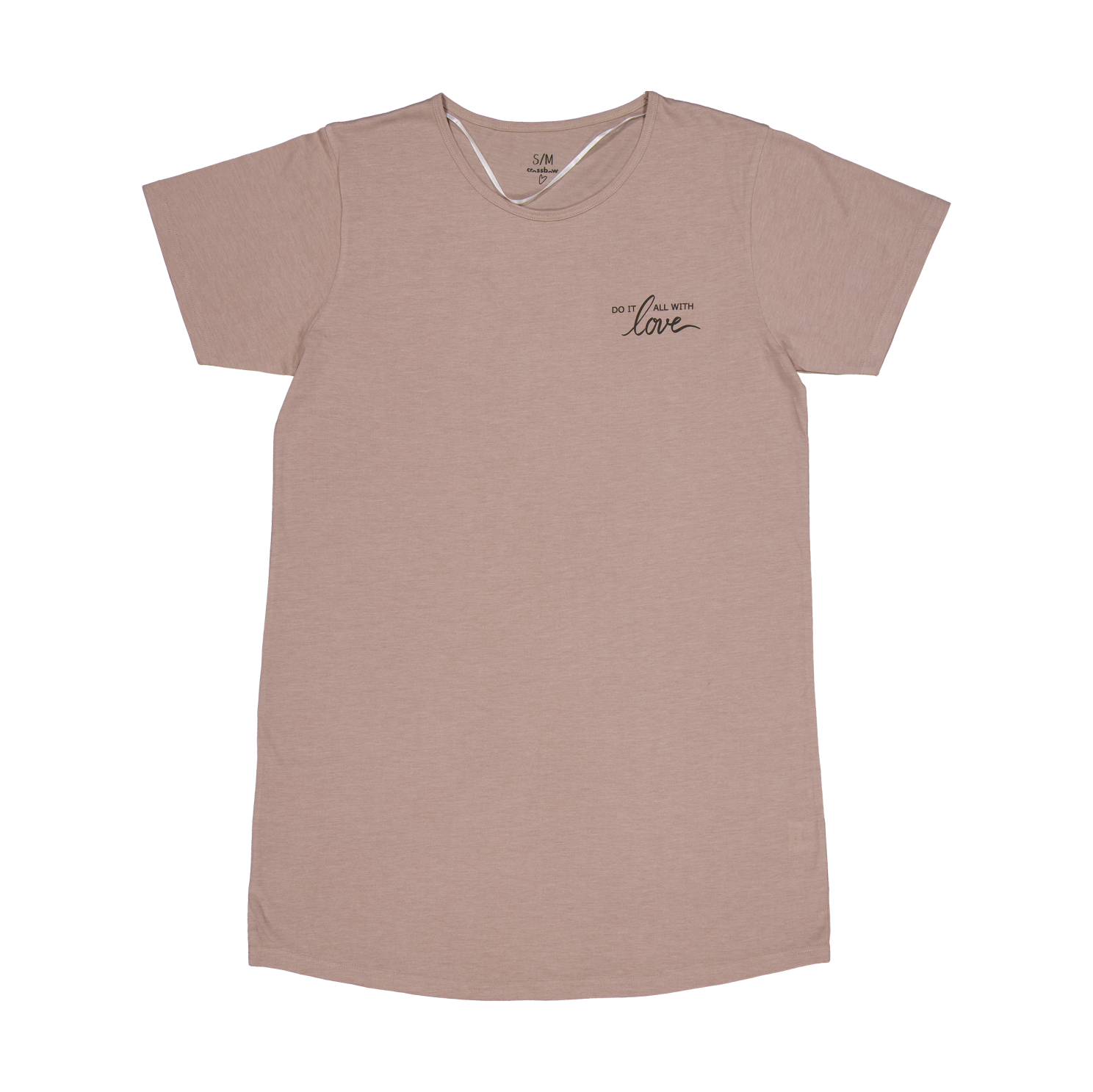 Crossbow Dame Natkjole - BEIGE LOVE - 2XL