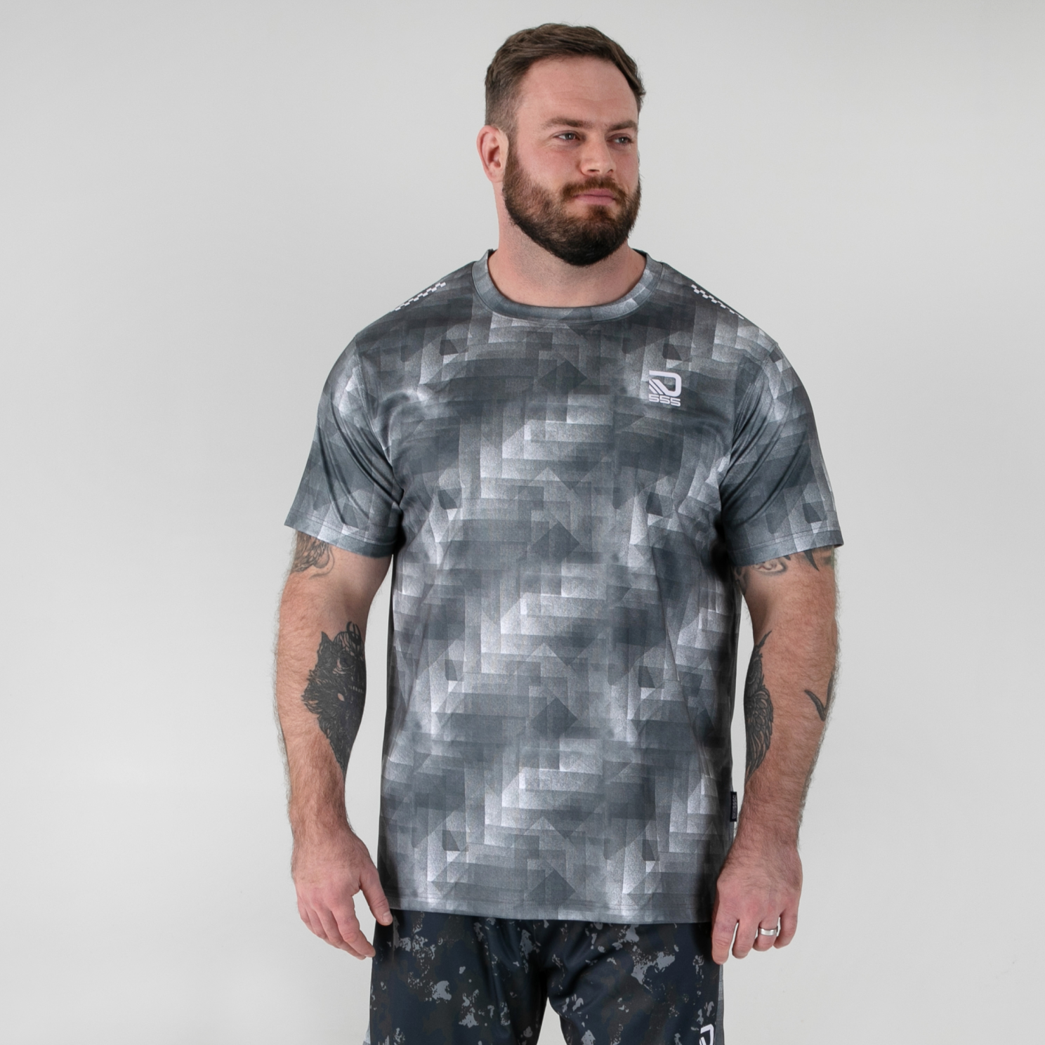 D555 Watson Herre T-shirt - Grey - 4XL