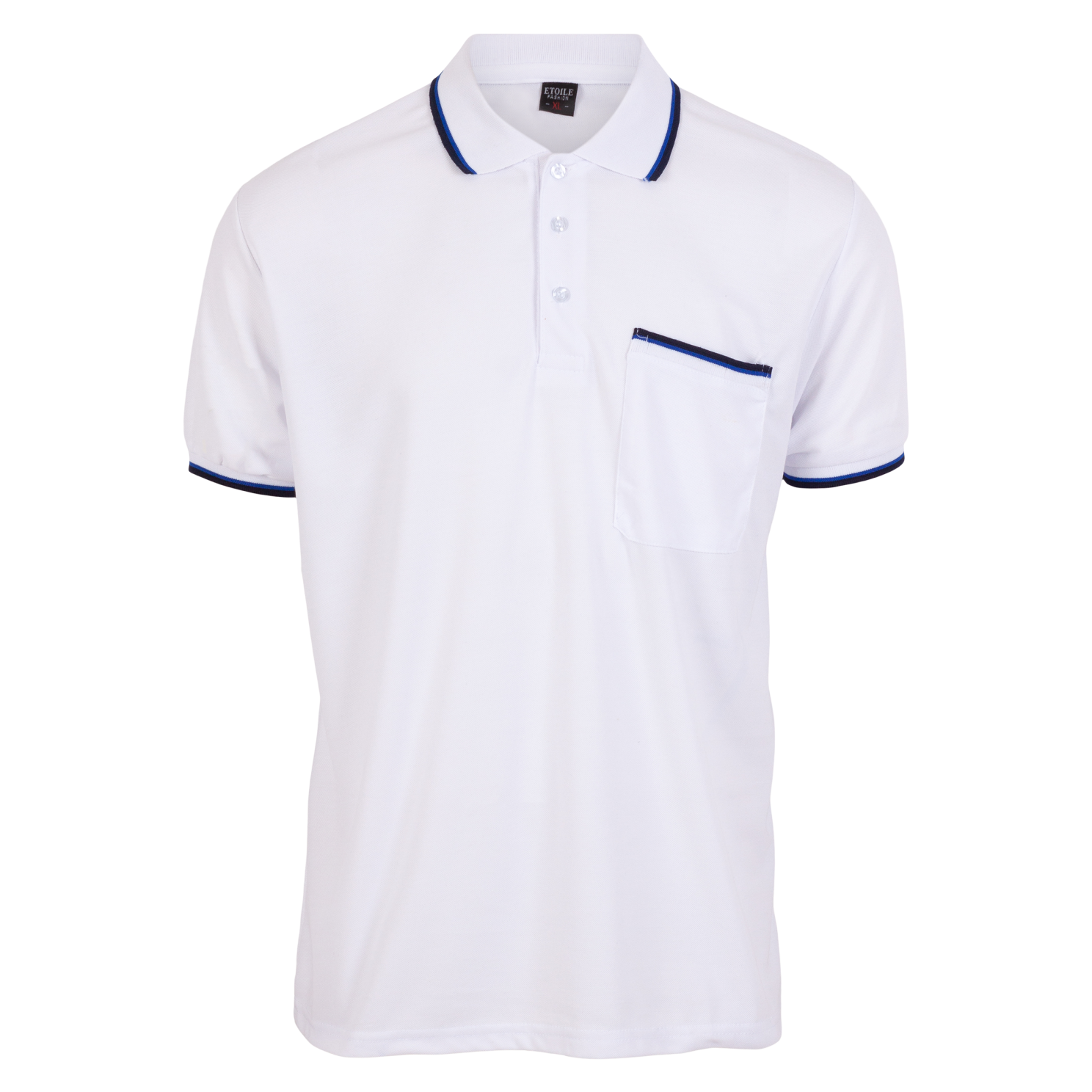 Etoile Herre Polo - Hvid - 2XL