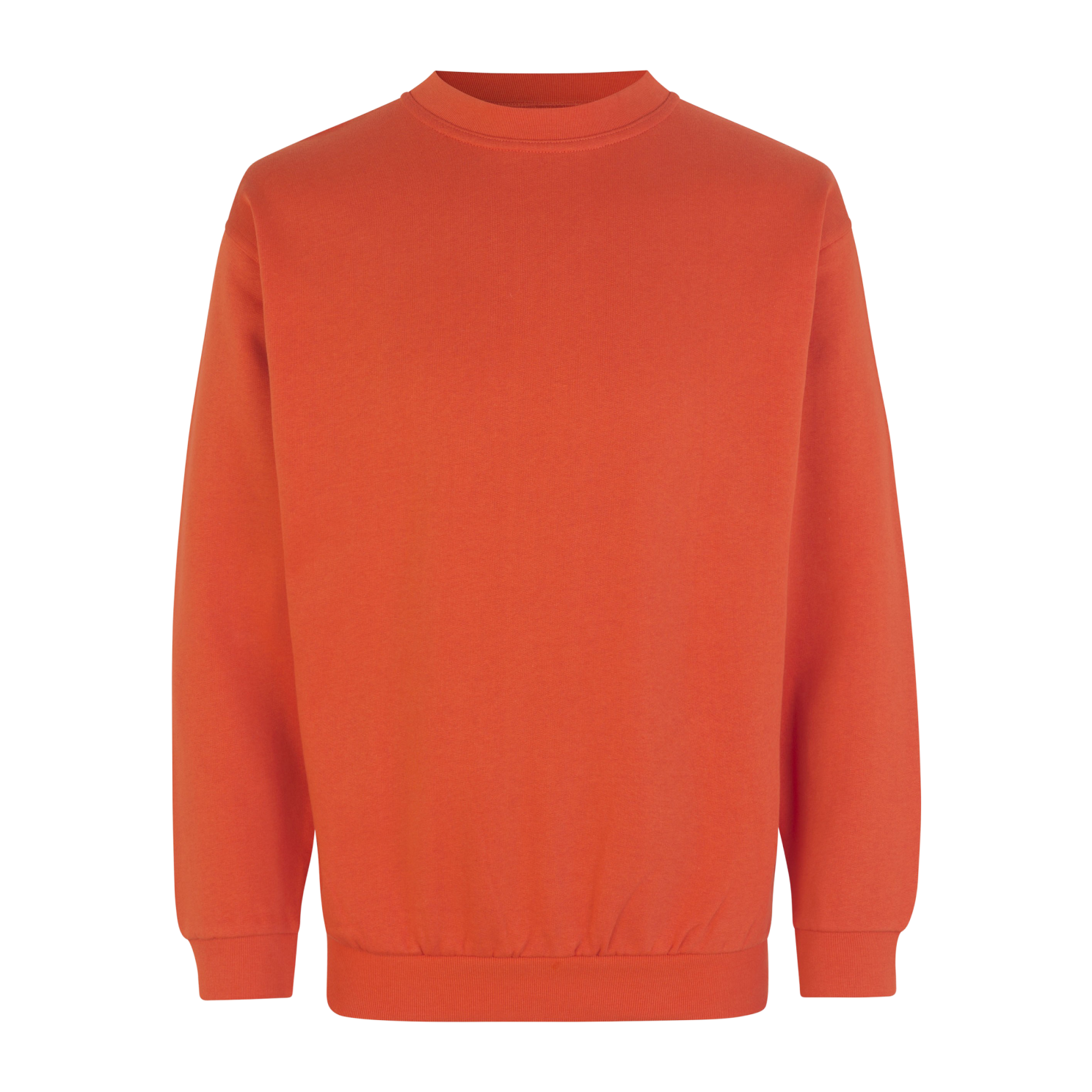 ID Herre Sweatshirt - Orange - 4XL