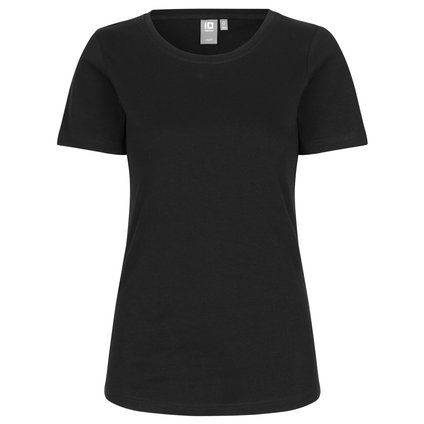 ID Interlock Dame T-shirt - Sort - 3XL