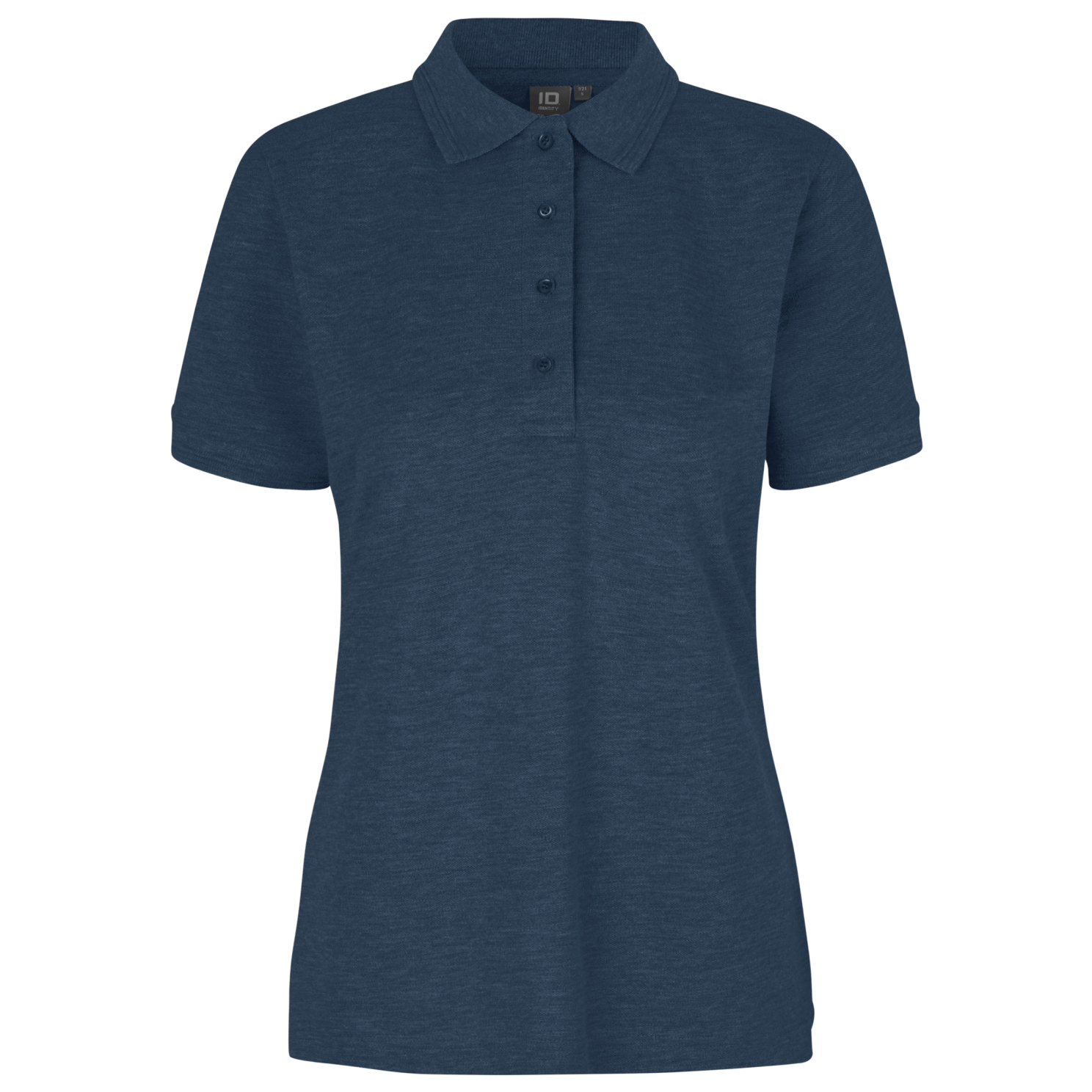 ID Pro Wear Dame Polo - Blå Melange - 2XL