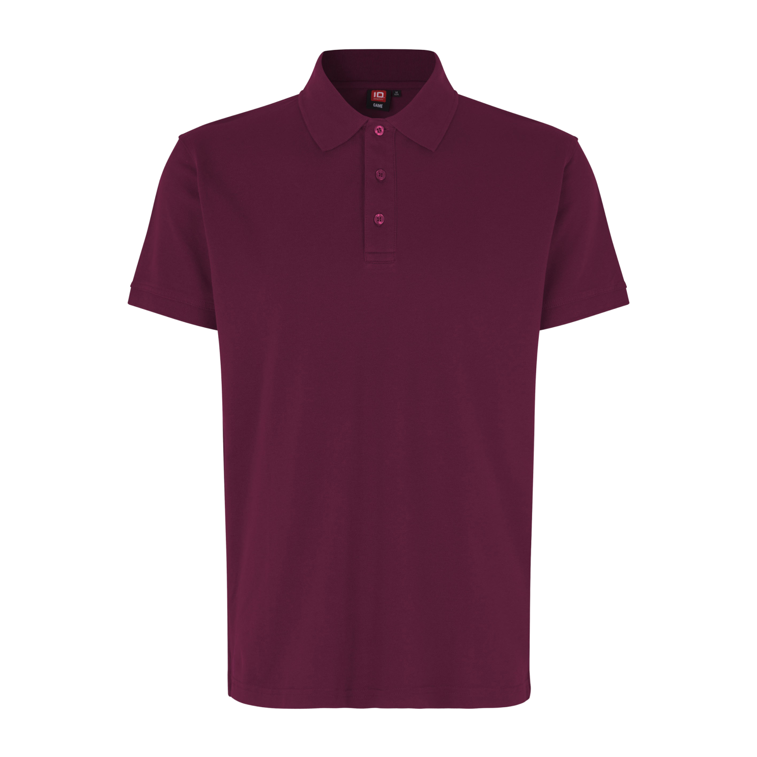 ID Stretch Herre Polo - Bordeaux - 2XL