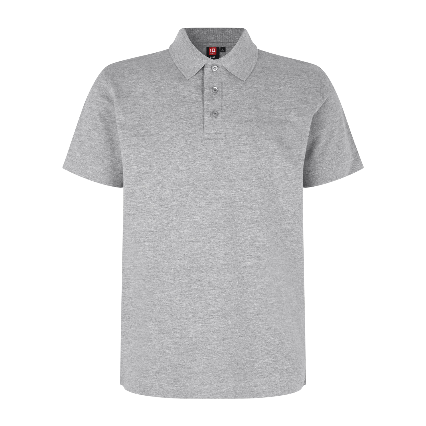 ID Stretch Herre Polo - Grey Melange - 4XL