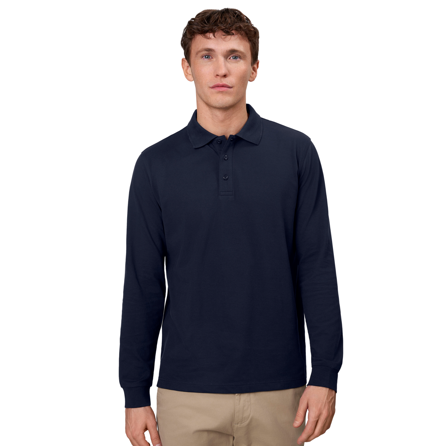 ID Stretch Herre Polo - Navy - 4XL