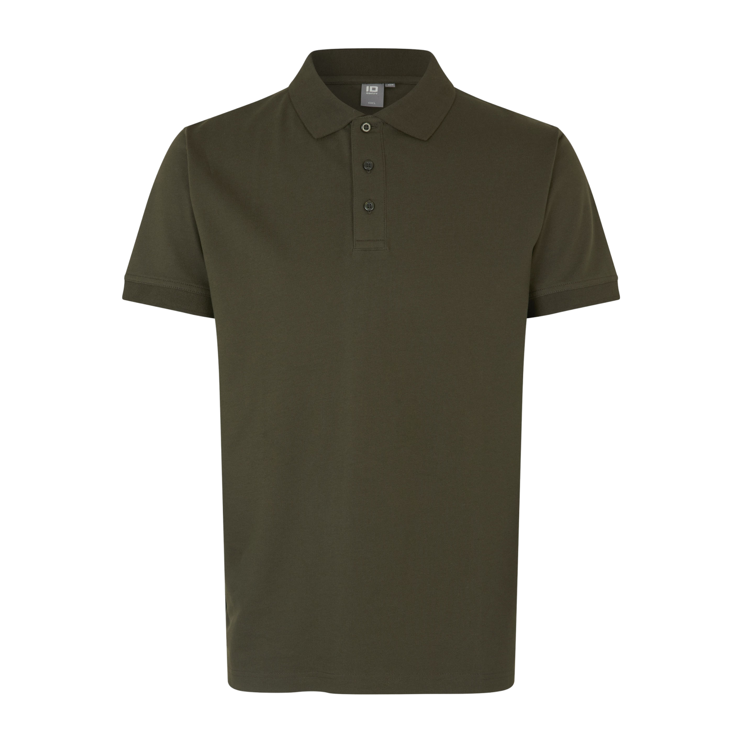 ID Stretch Herre Polo - Oliven - 2XL