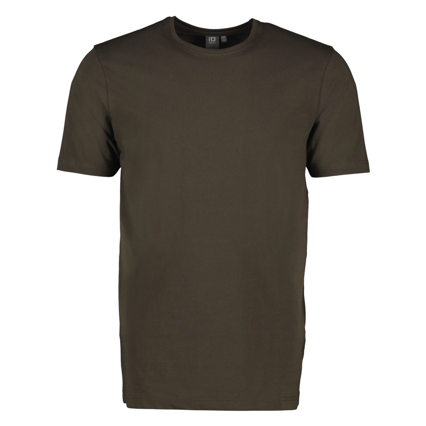 ID Stretch Herre T-shirt m. stretch - Oliven - XL