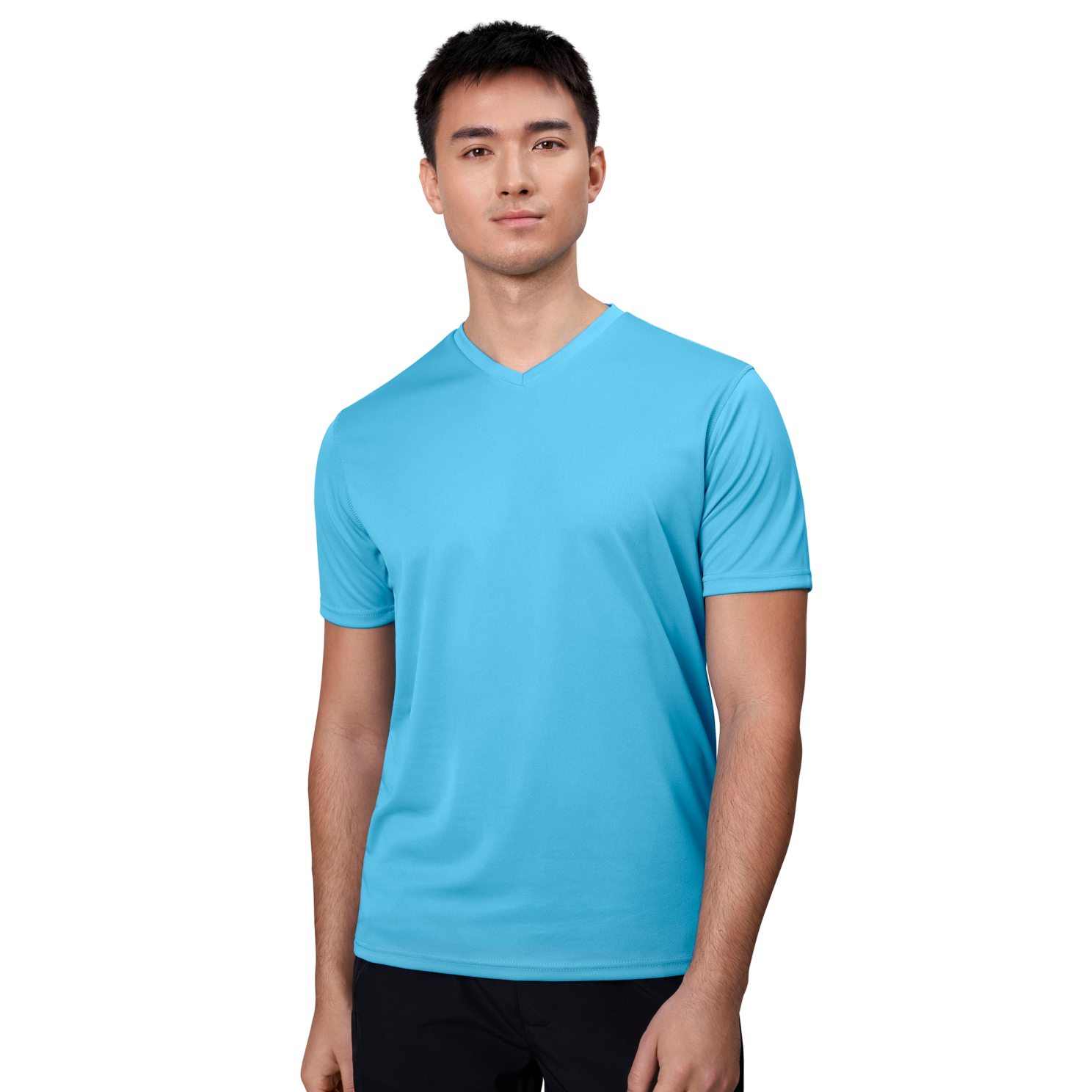 ID Yes Active Herre Trænings t-shirt - Cyan - 3XL