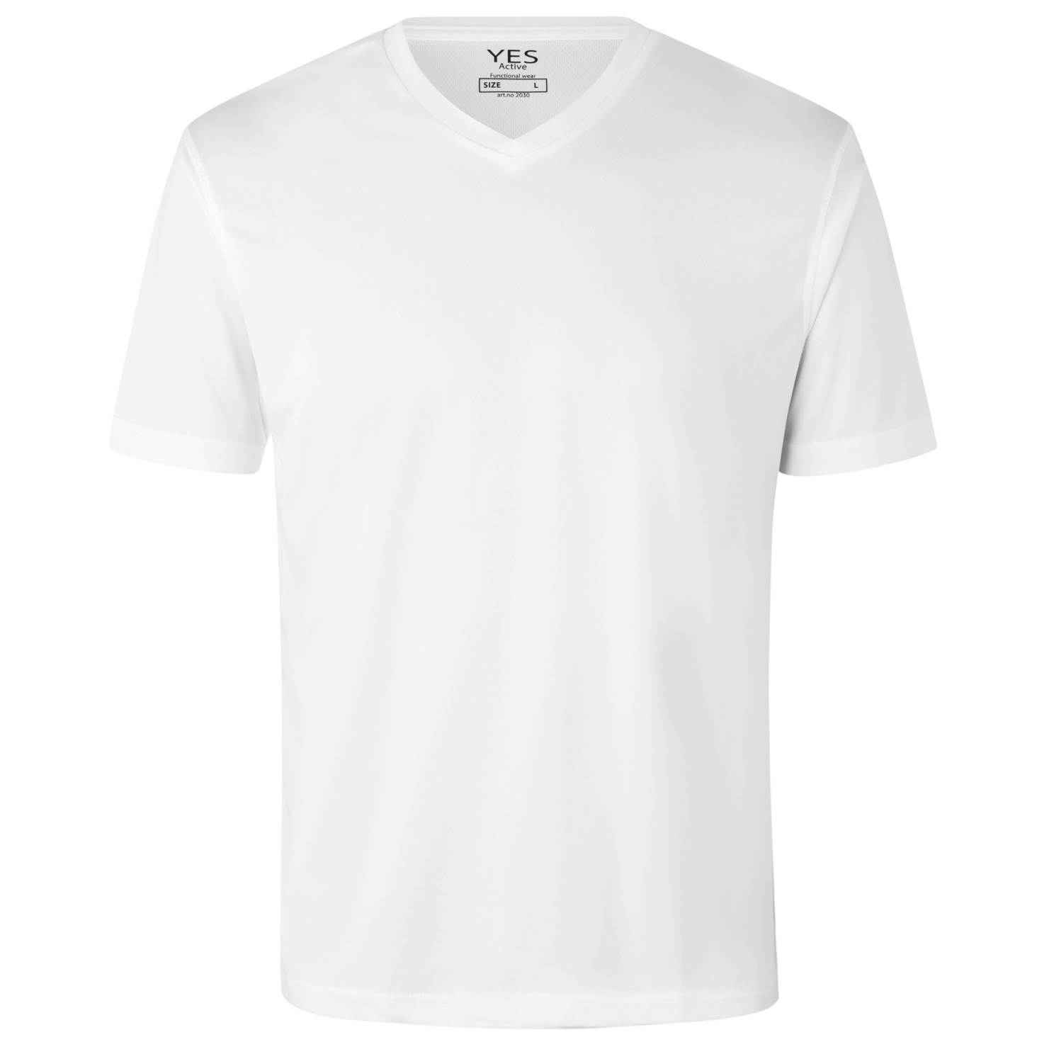 ID Yes Active Herre Trænings t-shirt - Hvid - XL