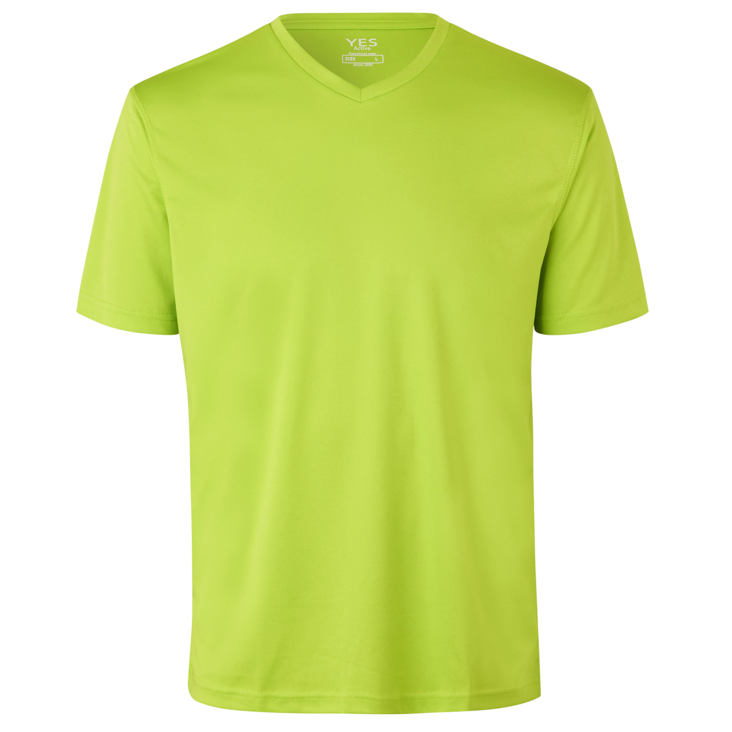 ID Yes Active Herre Trænings t-shirt - Lime - 3XL