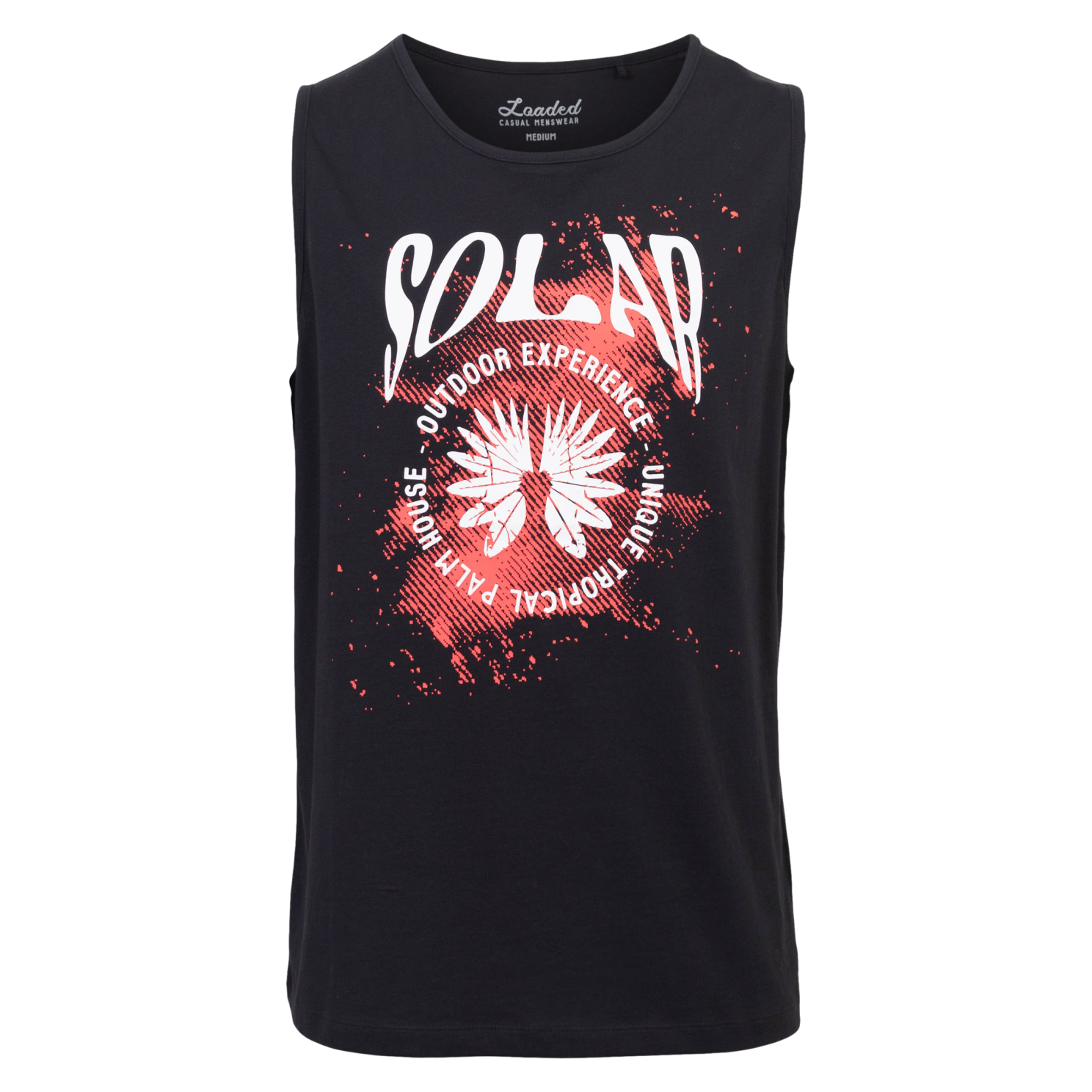 Loaded LMPLUSass Herre Tanktop Plus Size - P7 Black - 3XL