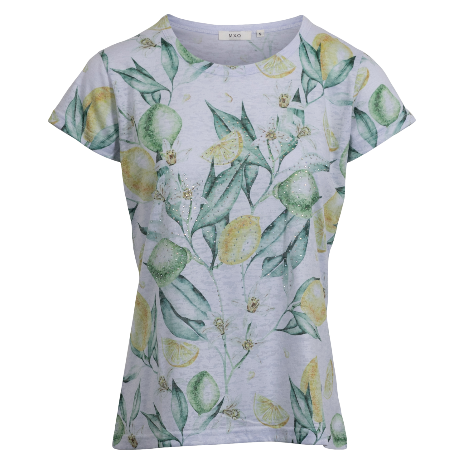 M.X.O Dame T-shirt - Yellow/Grey - 2XL