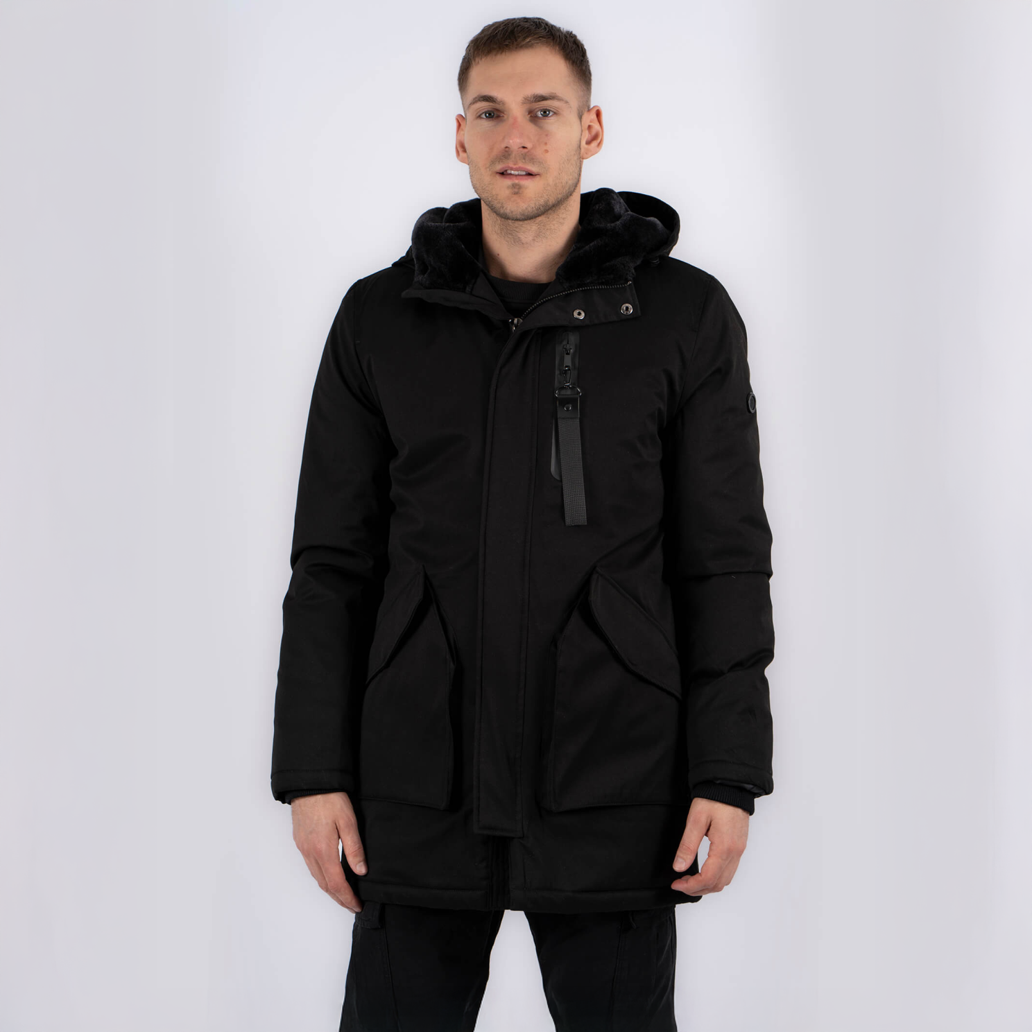 Marcus Clark Herre Vinterjakke - Black - XL
