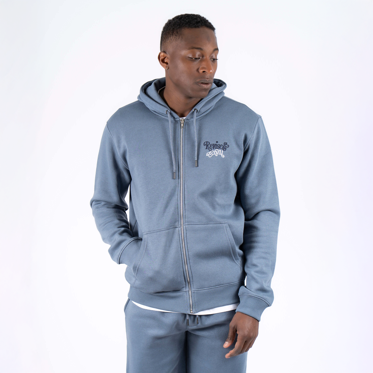 Marcus Colin Herre Hættetrøje - China Blue - XL