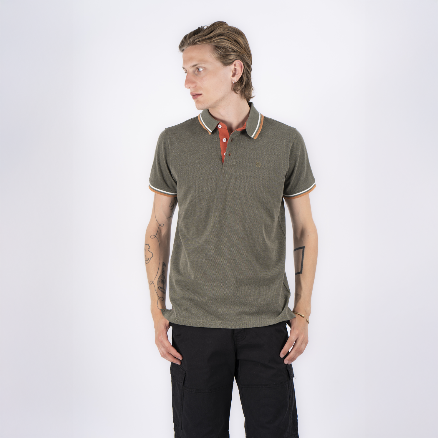 Marcus Herre Polo - Beetle Green - XL