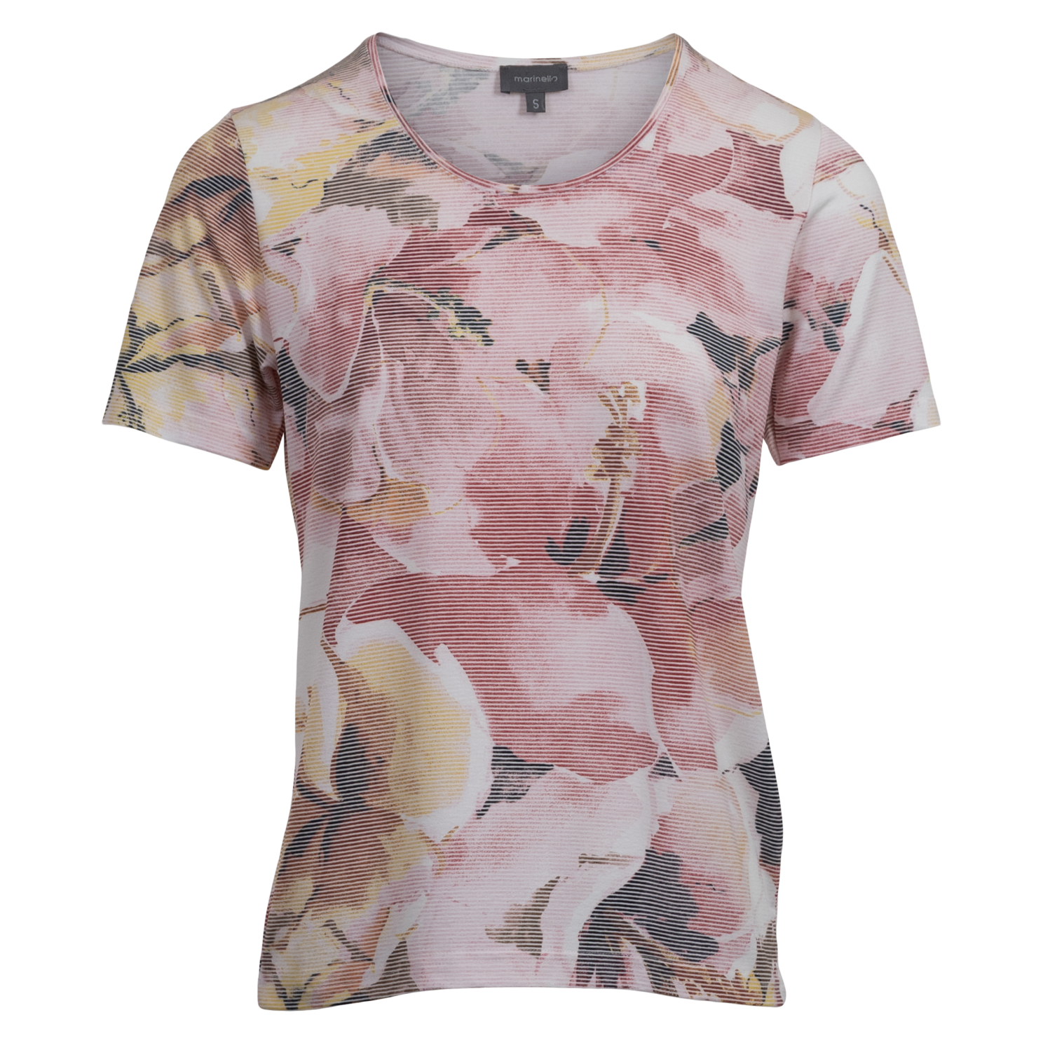 Marinello Dame T-shirt - Red Combi - XL