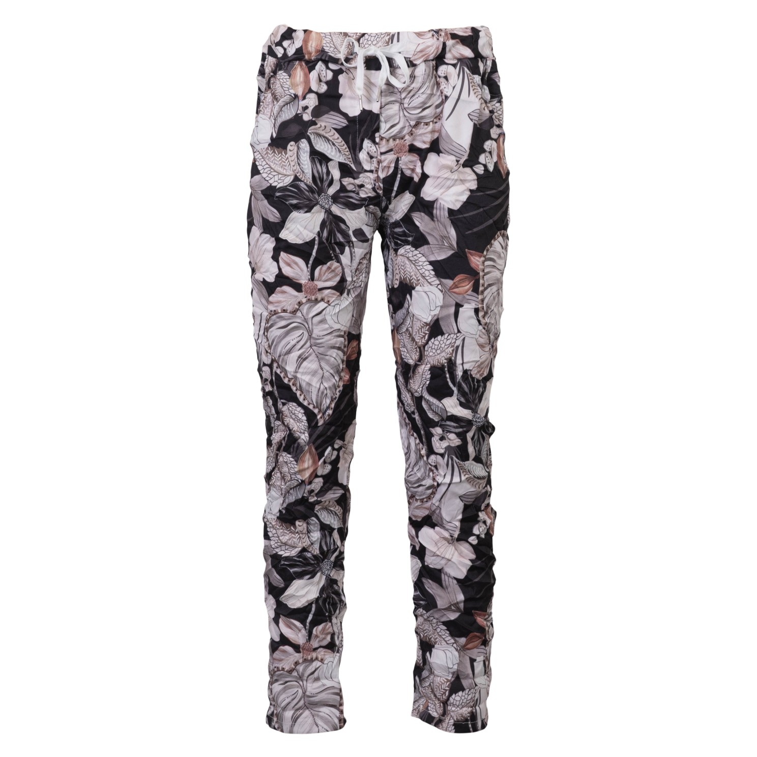 Noéline Dame Bukser - BLACK PRINT - XL