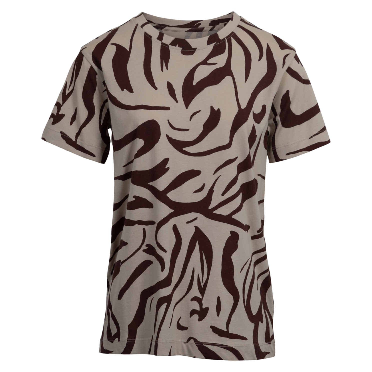 Steenholt Dame T-shirt - P5 AOP RUM RAISIN - 2XL