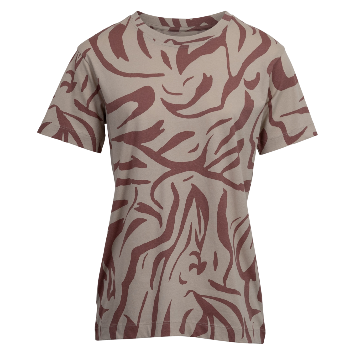 Steenholt Dame T-shirt - P5 AOP WITHERED ROSE - 2XL
