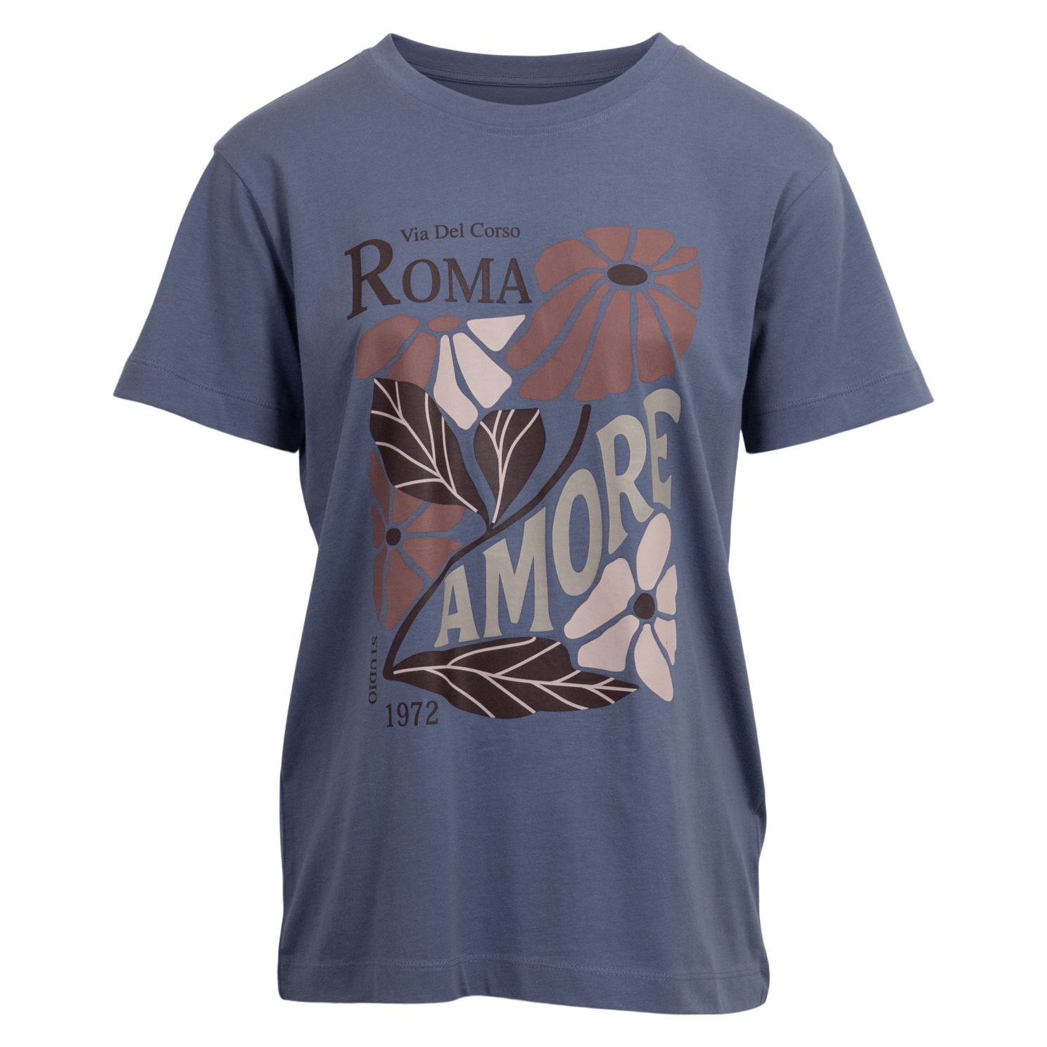 Steenholt Dame T-shirt med print - P1 WILD WIND - 2XL
