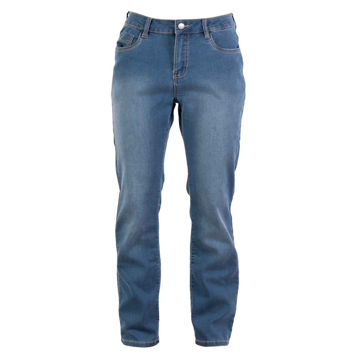 Steenholt Grace Dame Jeans m. stretch Plus Size - M. Light Blue Denim - 50/32