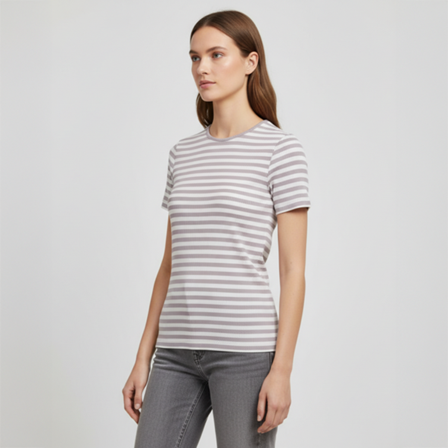 Steenholt Rosita Dame T-shirt - Cloud Gray - XL