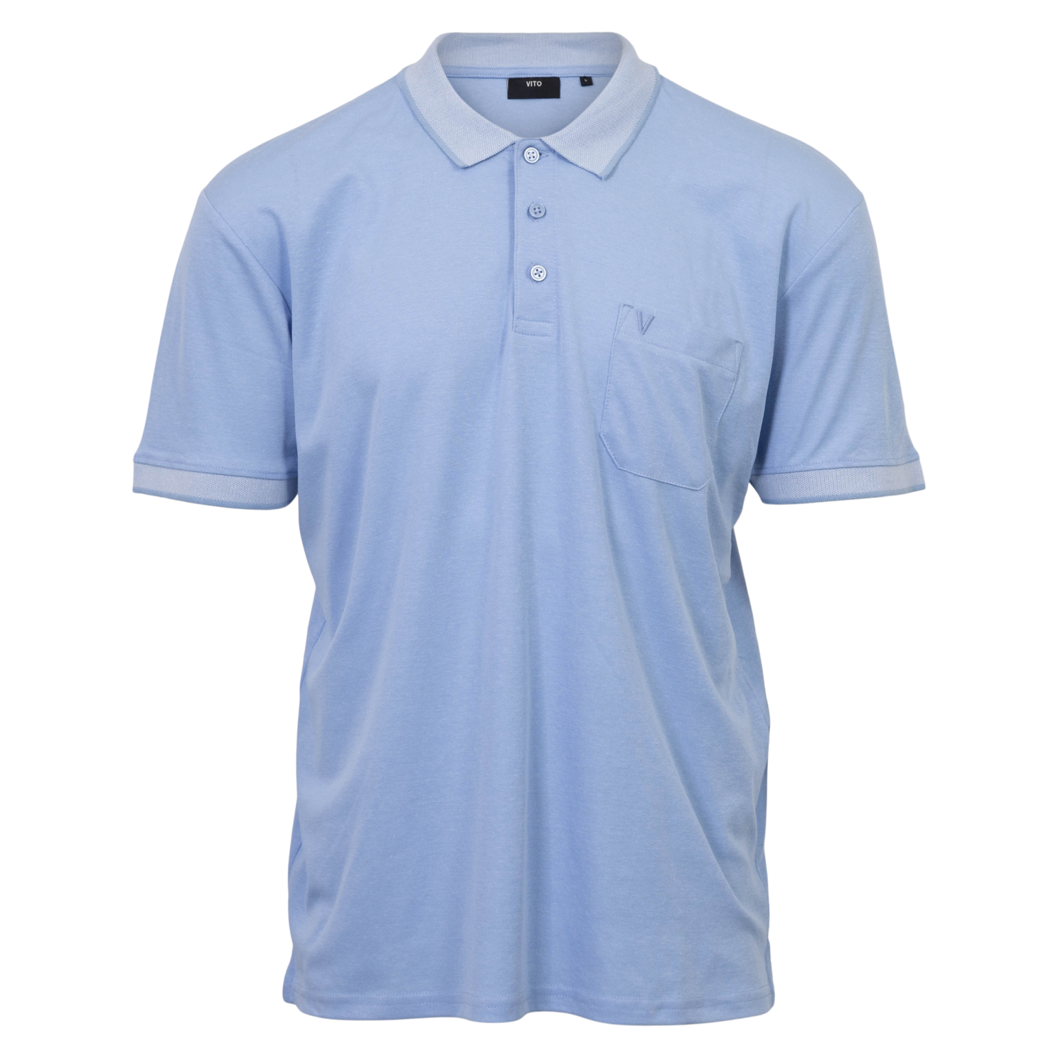 Vito Texas Herre Polo - Blue - 3XL