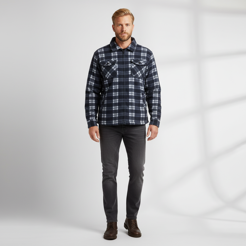 Anyway Herre Overshirt m. for - Ternet - 3XL