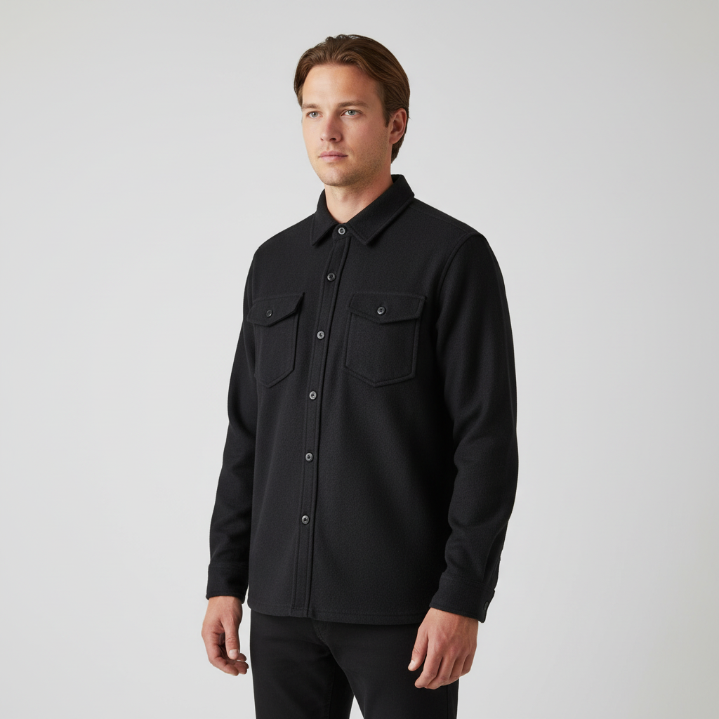 Anyway Herre Skjorte - Black - 3XL