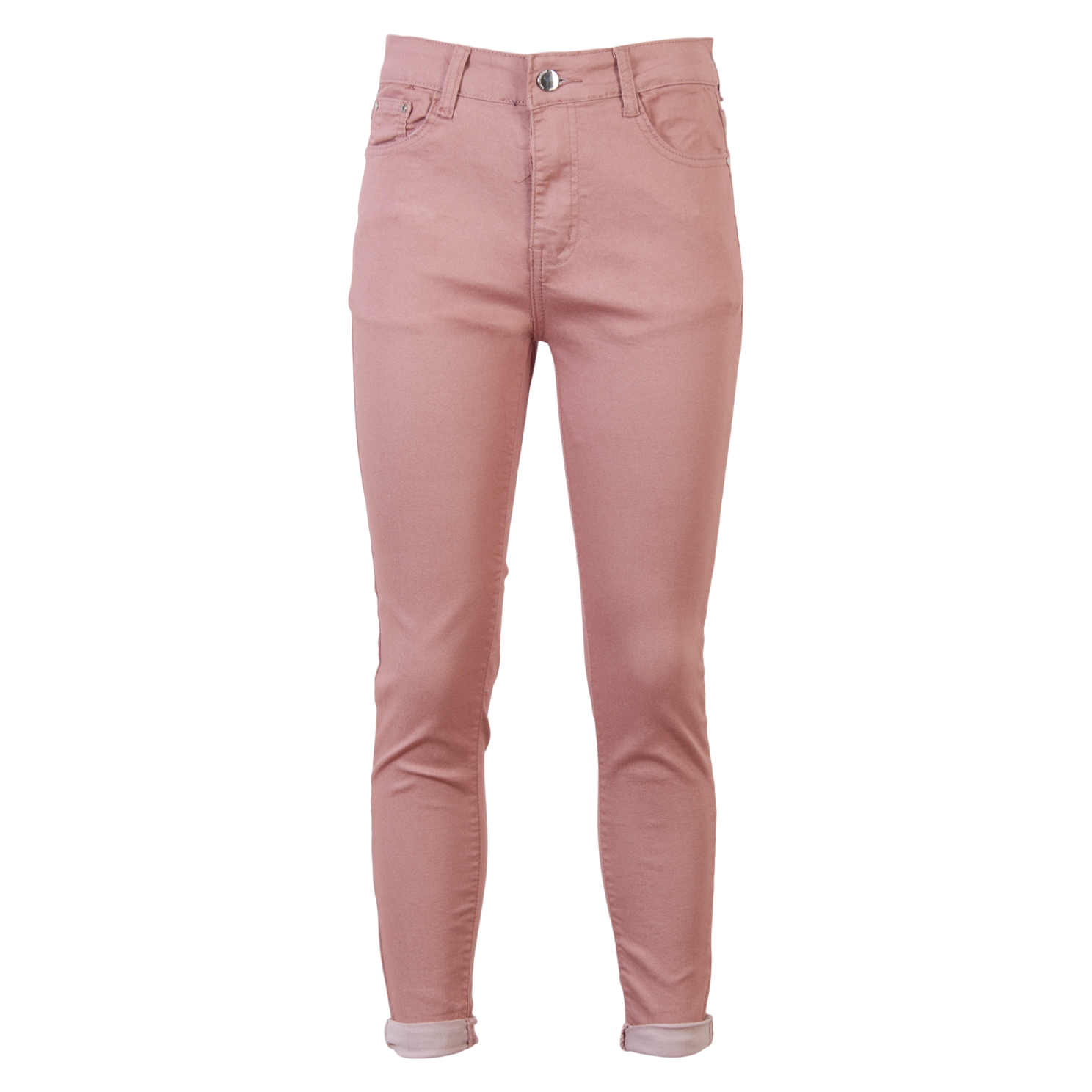 BS Jeans Dame Bukser Plus Size - Rosa - 44