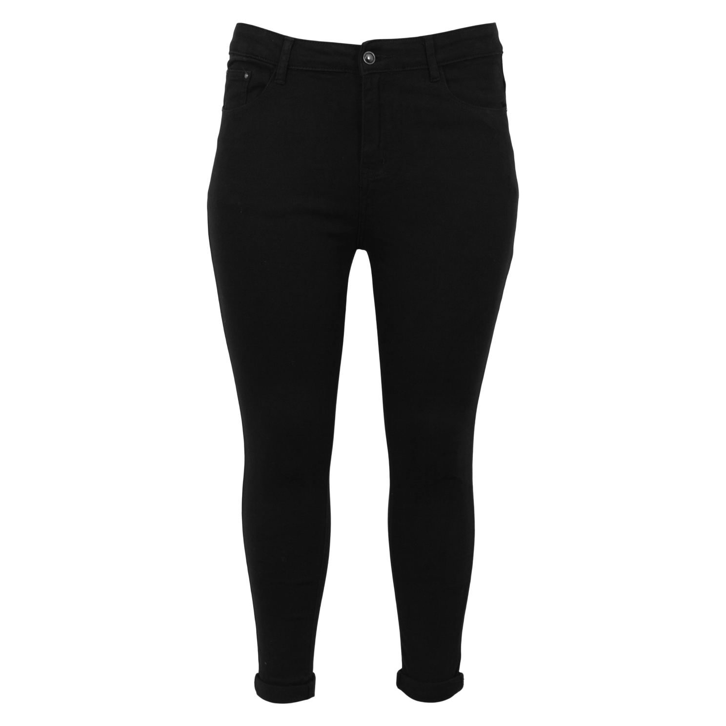 BS Jeans Dame Jeans Plus Size - Black - 42