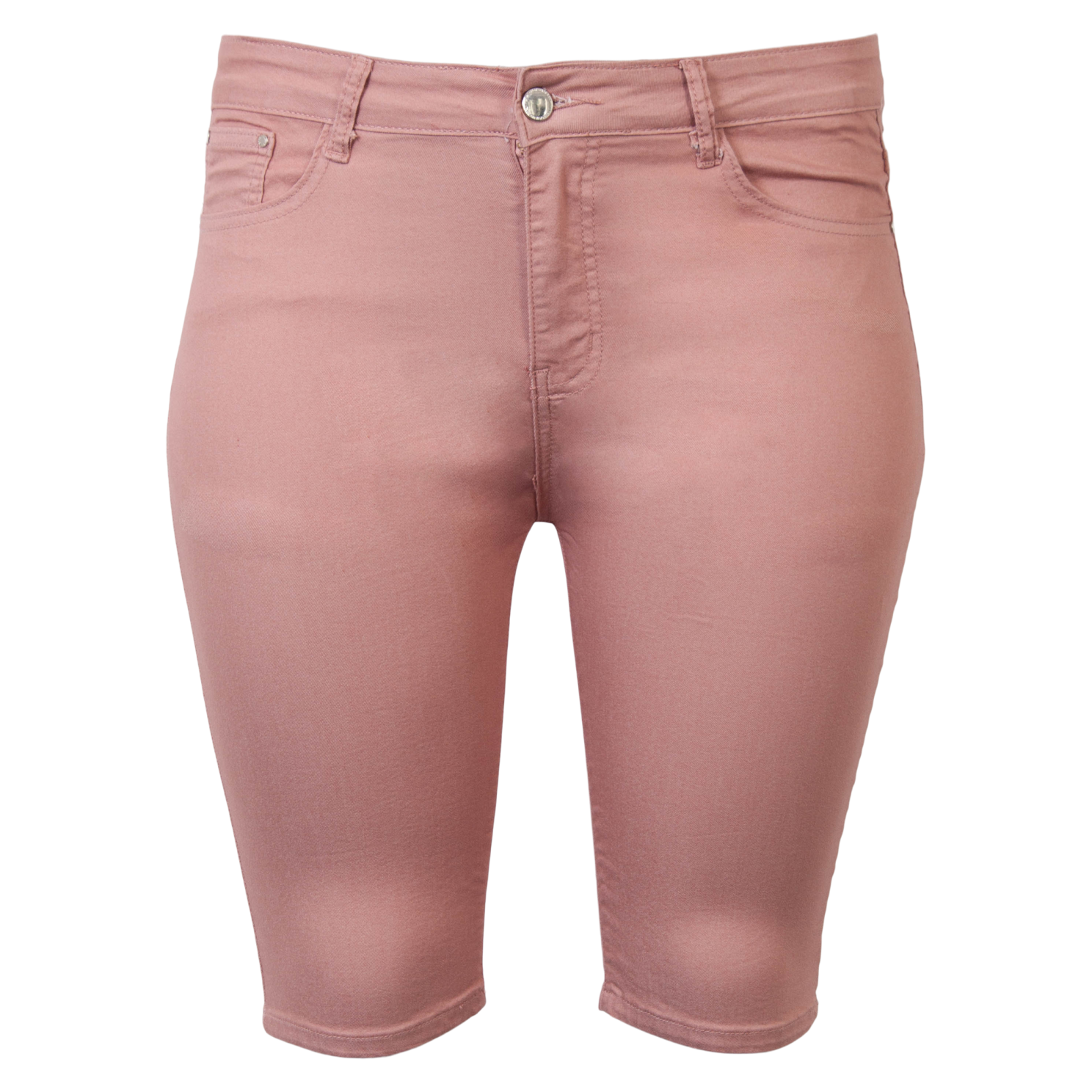 BS Jeans Dame Shorts Plus Size - Rose - 48