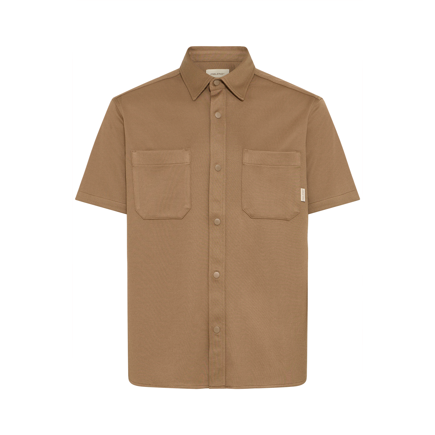 Blend Adrian Herre Kortærmet skjorte - Otter - 2XL