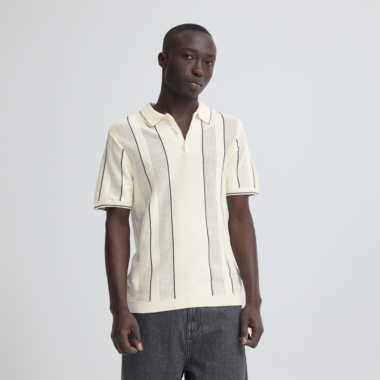 Blend Aven Herre Polo - VANILLA ICE - 3XL