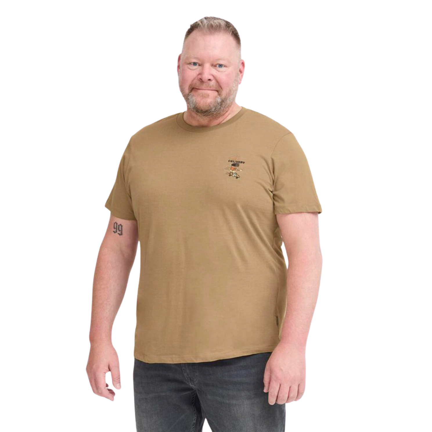 Blend Bhkaven Herre T-shirt - Sepia Tint - 4XL