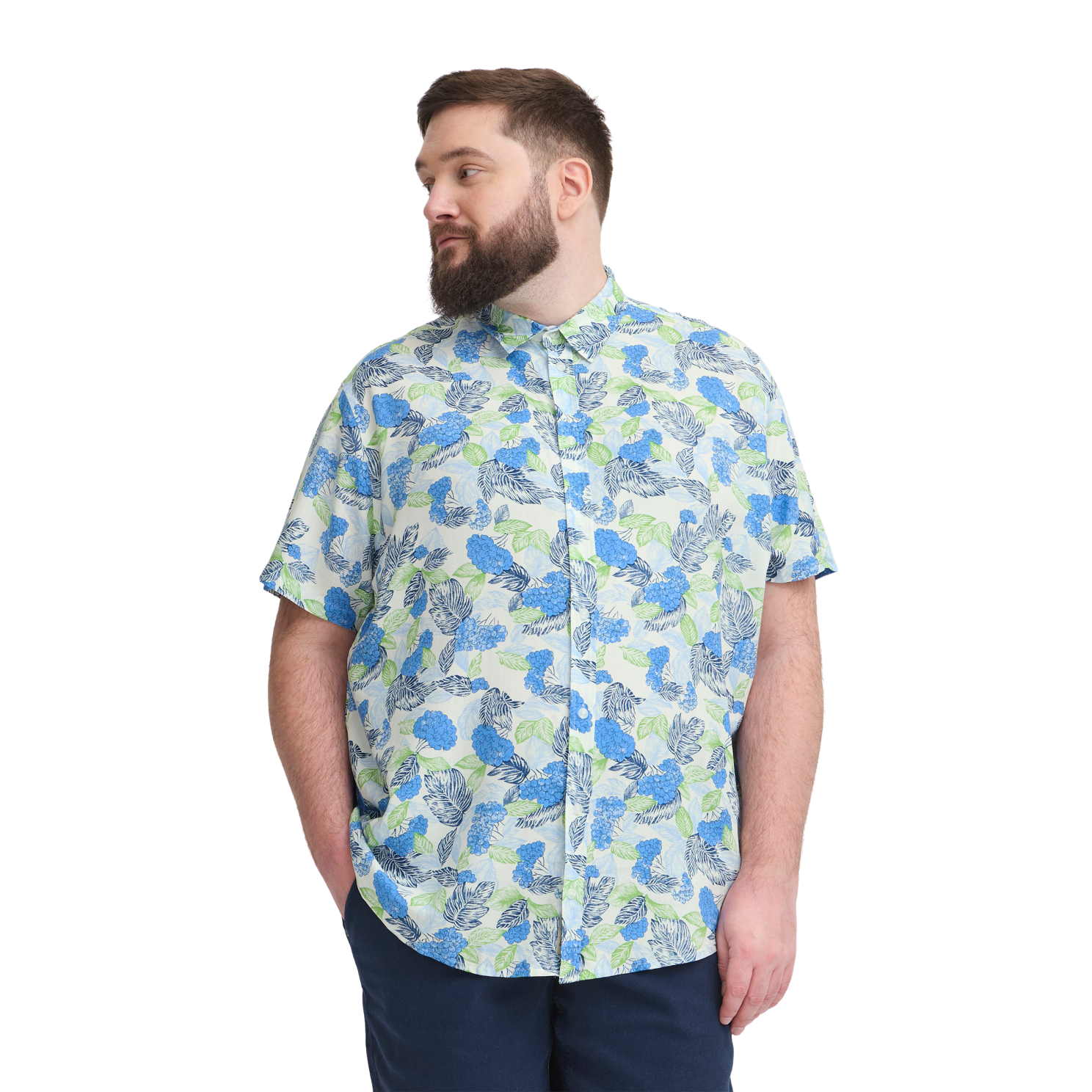 Blend Herre Kortærmet skjorte - Regatta - 3XL