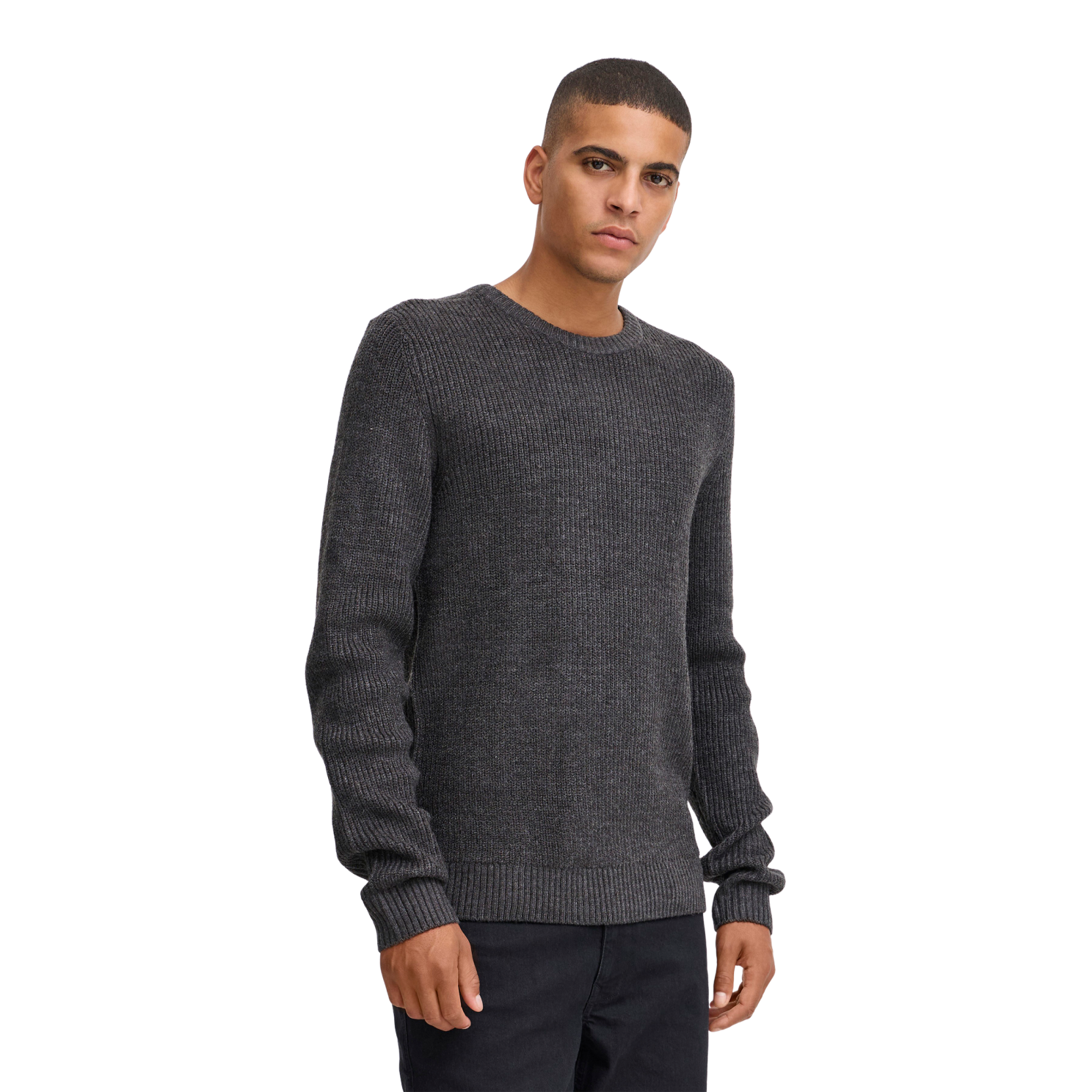 Blend Herre Striktrøje - Black - 3XL