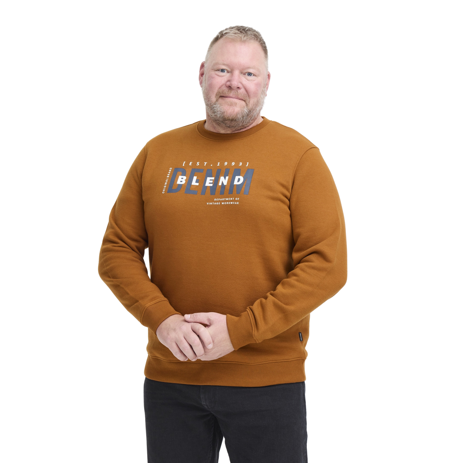 Blend Herre Sweatshirt - Caramel Cafe - 3XL