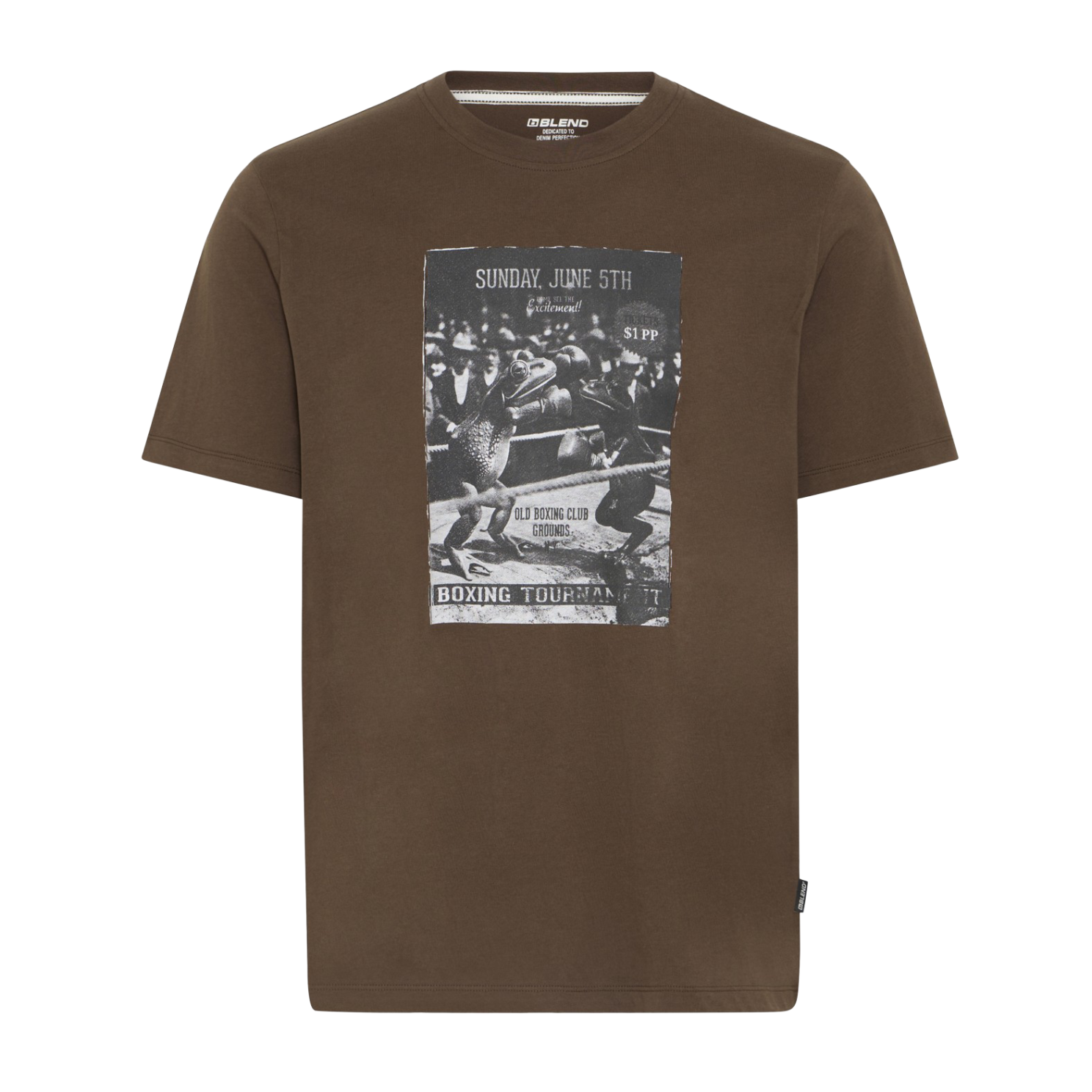Blend Herre T-shirt - SLATE BLACK - 5XL
