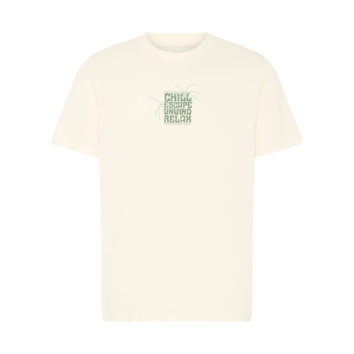 Blend Herre T-shirt - VANILLA ICE - 2XL
