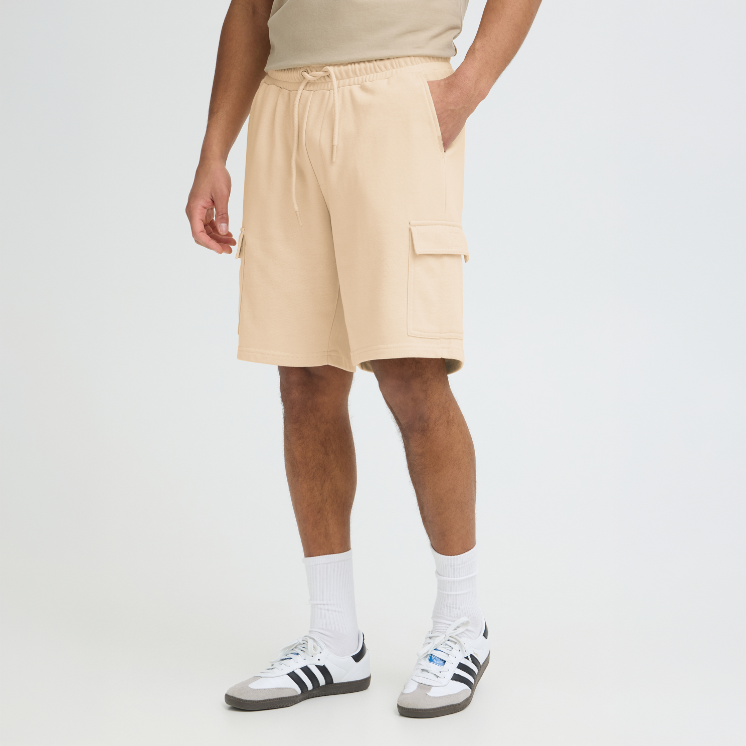 Blend Karlos Dame Shorts - Bleached Sand - 2XL