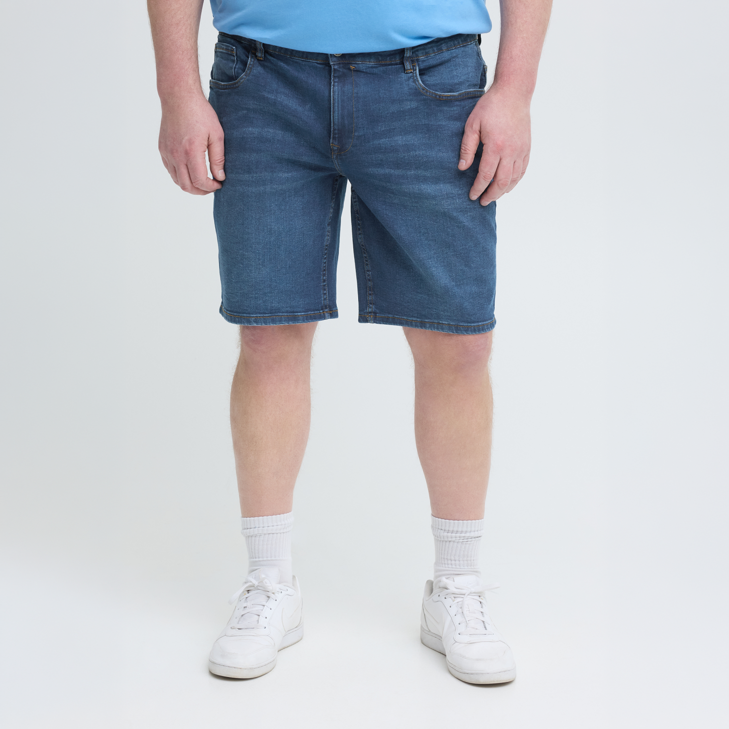 Blend Twister Herre Shorts m. stretch - Denim Dark Blue - 3XL