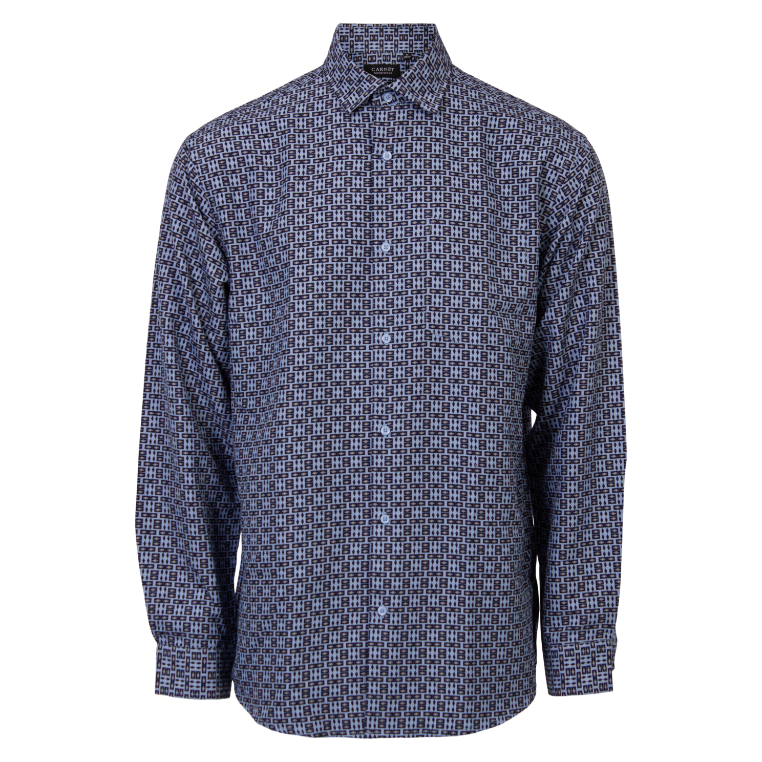 Carnét Bernhard Herre Skjorte Plus Size - Eventide - 4XL