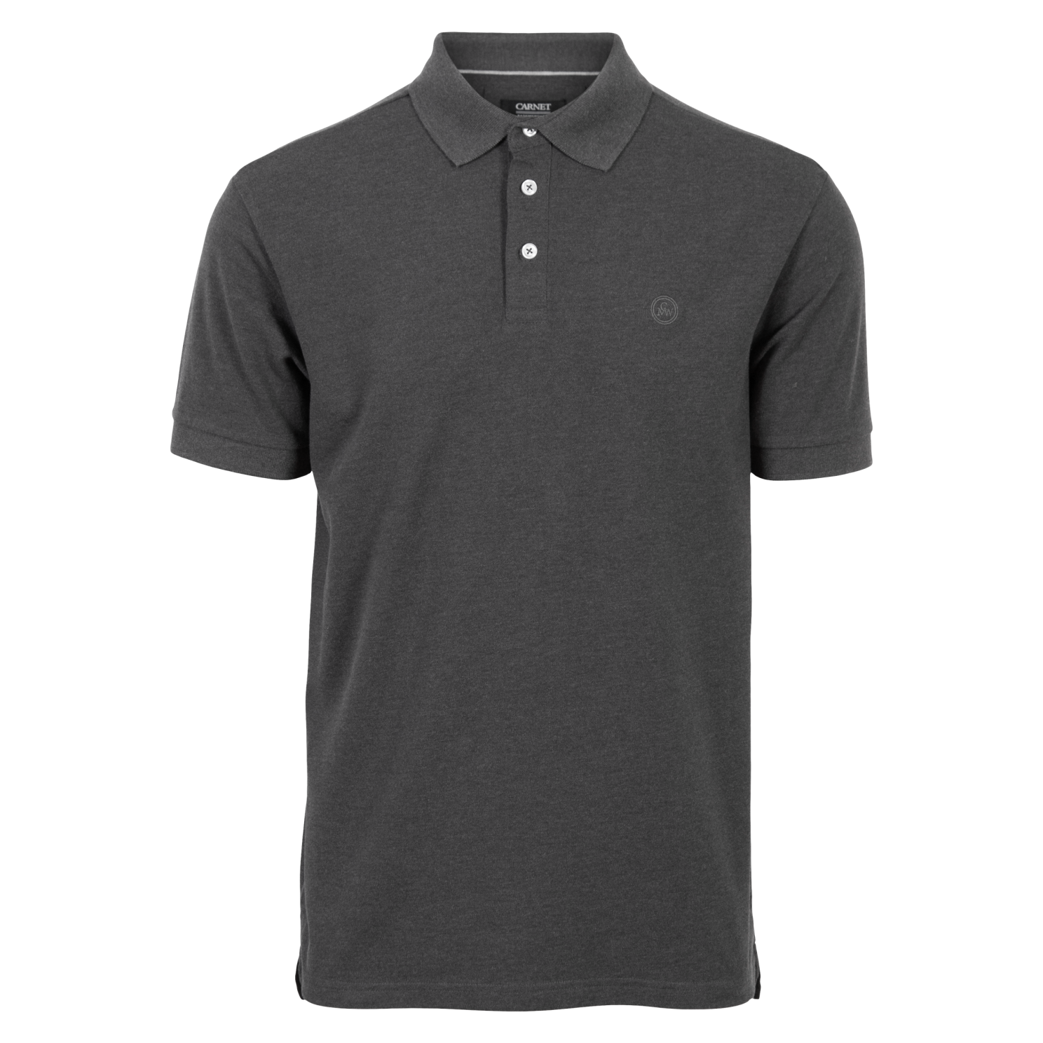 Carnét Mathieu Herre Polo - Dark Grey Melange - 2XL
