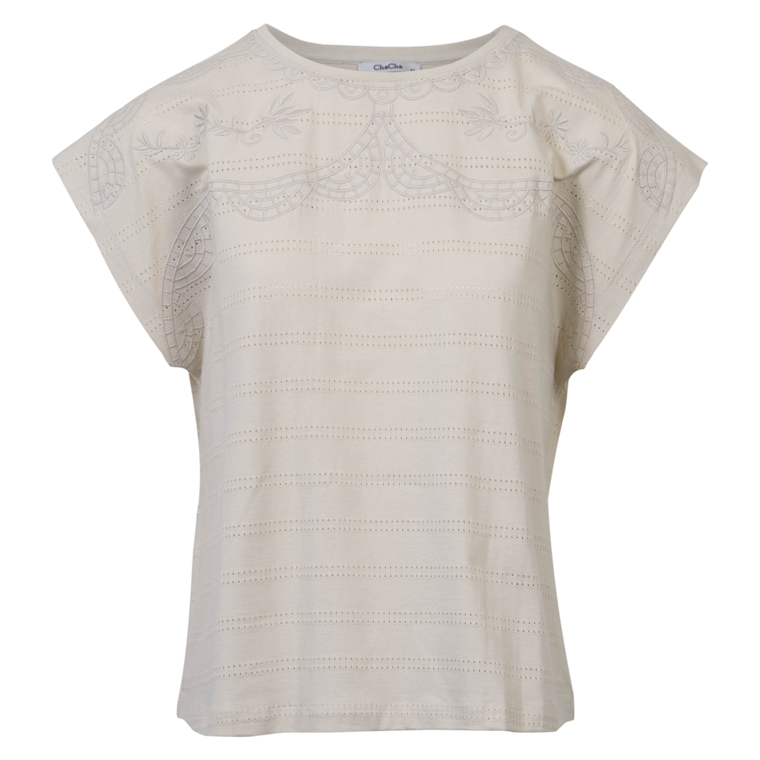 ChaCha Dame Bluse - Beige - XL