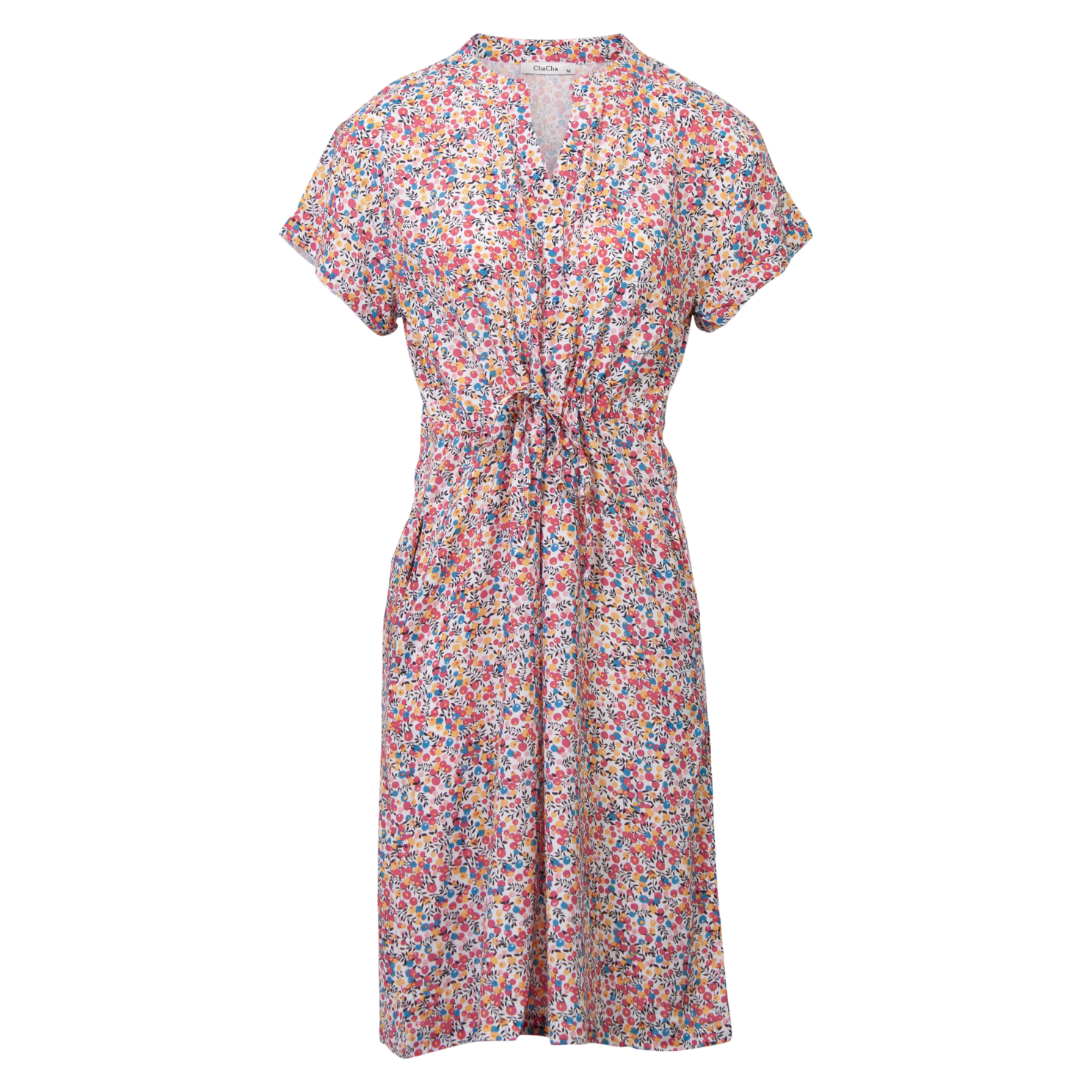 ChaCha Dame Kjole - Flower print - XL